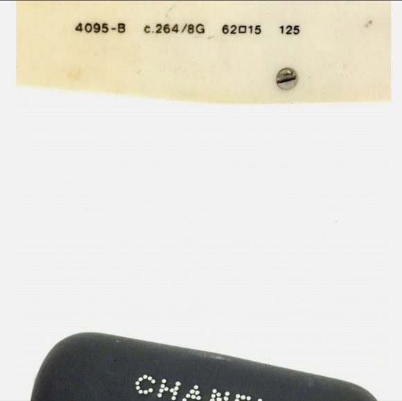 CHANEL 62□15 CC LOGO CREAM SUNGLASSES/R2842 - Picture 10 of 12